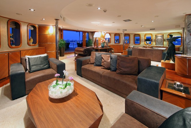 Luxury yacht SHERAKHAN - Main salon
