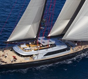 Charter 60m/197ft sailing yacht Seahawk in the South Pacific from June