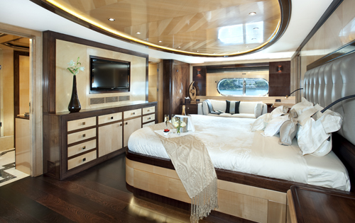 Superyacht CHRISTINA G - Master suite