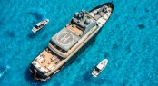 Superyacht PLAN B - Aerial view