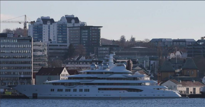 Yacht Amadea spotted in Norway @Roy_Hansen