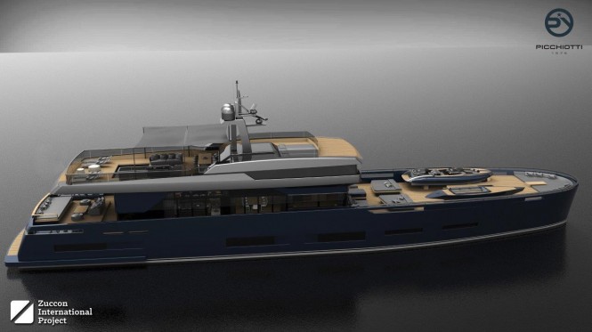 Zuccon concepept PY HERITAGE 45M for Picchiotti Yachts
