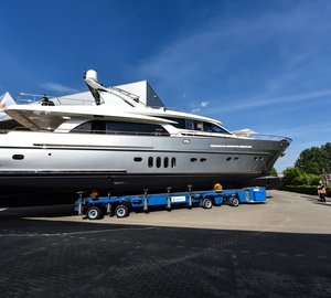 27m Superyacht Continental Two Anemeli Launched at Van Der Valk