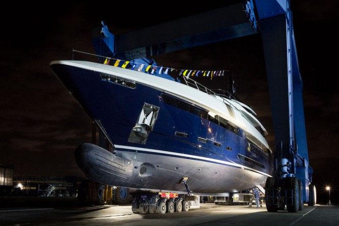 Close up: Motor yacht N2H at Rossi Navi