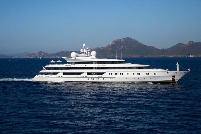 Superyacht INDIAN EMPRESS for charter in the Eastern Mediterranean