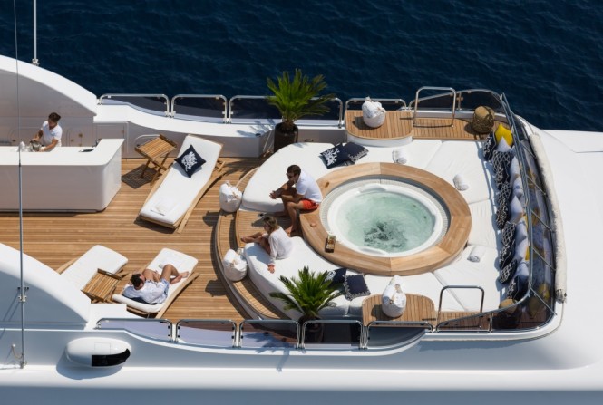 Luxury yacht BINA - Sundeck