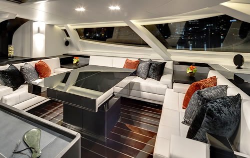 Luxury yacht BLISS - Formal dining area
