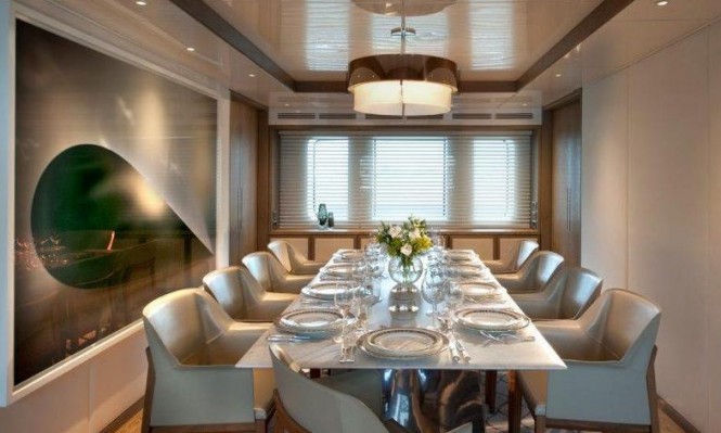 Luxury yacht ORIENT STAR - Formal dining