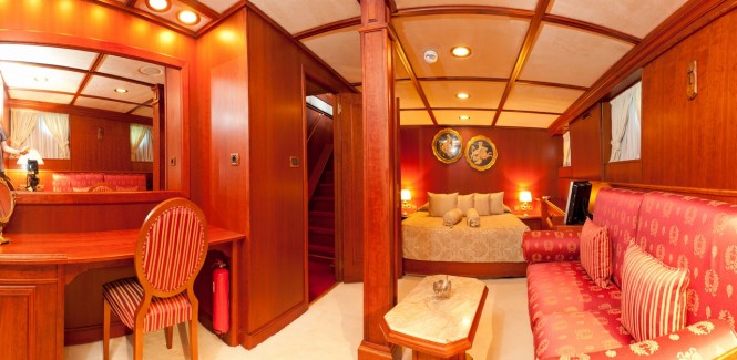 Luxury yacht SEAGULL II - Owner Cabin on lower deck