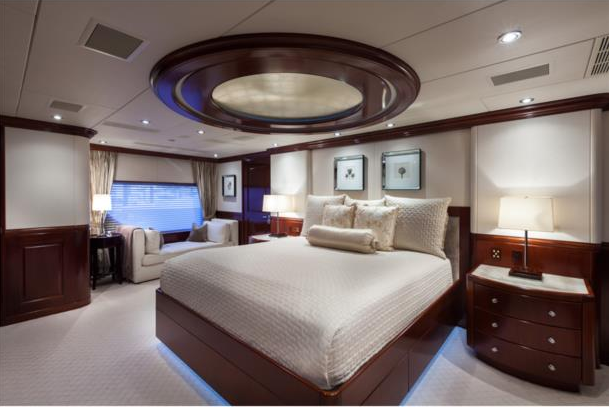 Luxury yacht THREE FORKS - Master suite