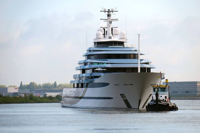 M:Y Jubilee - Oceanco. Sea trials. Photo- © Dutch Yachting & @thenauticallady