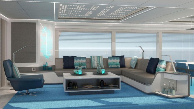 Mengi Yay motor yacht Project Serenitas- interior renderings