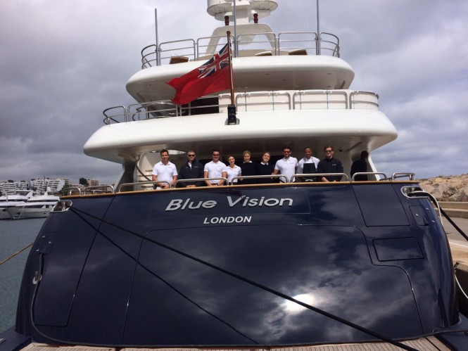 Motor Yacht Blue Vision. Photo credit Charter World