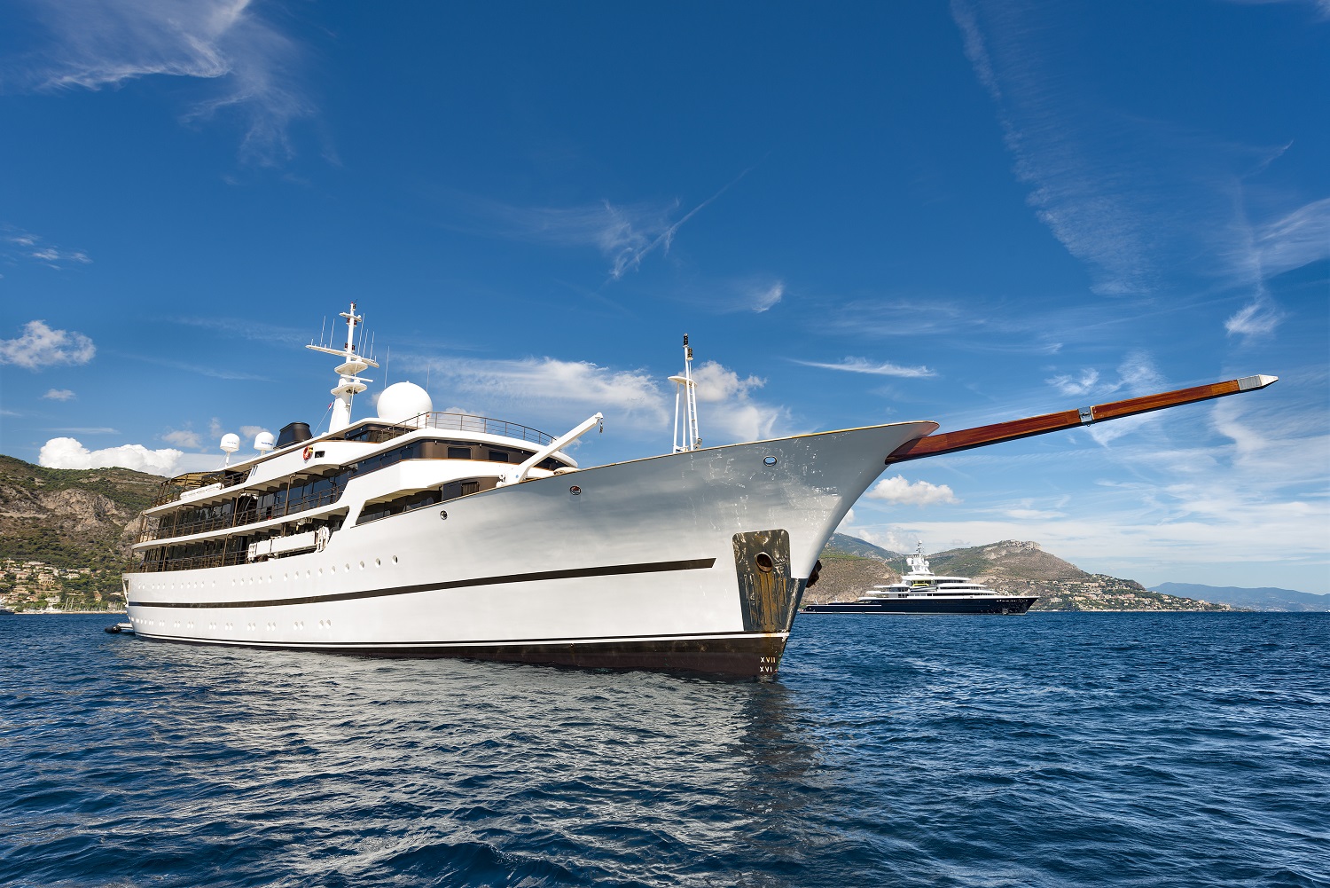 super yacht in greece