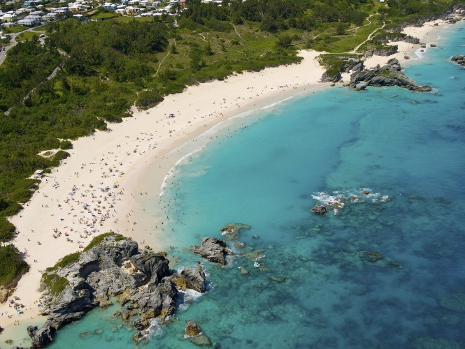 One of the many beautiful beaches in Bermuda. Photo credit Bermuda Tourism Authority