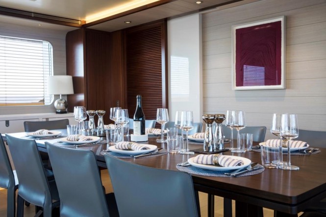 Superyacht MOKA - Formal dining
