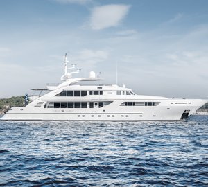 Charter superyacht Oasis in the Eastern Mediterranean