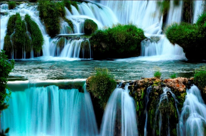 Waterfalls in Krka, Croatia