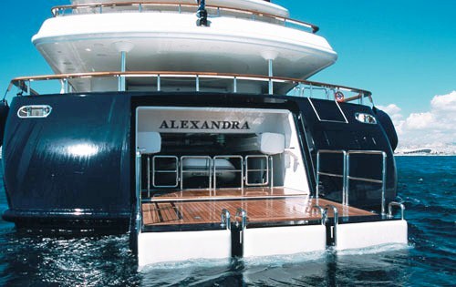 Yacht ALEXANDRA - Swim Platform