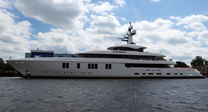 73m Feadship Superyacht Hasna. Photo credit Dutch Yachting00006