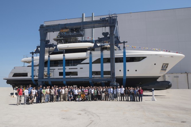 Custom Line Navetta 37 hull #3 launch