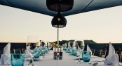 Dining al fresco in style aboard Menorca - Photo credit Mare e Terra