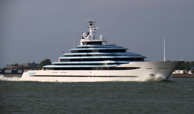 Jubilee is back from sea trials. Photo credit Dutch Yachting
