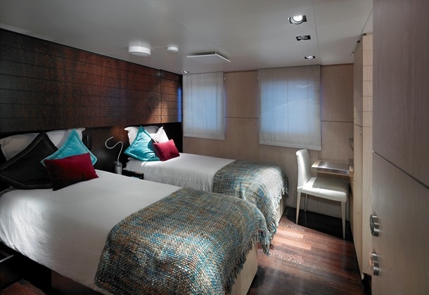 Luxury yacht ALTER EGO - Twin cabin
