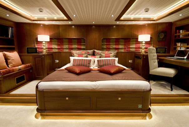 Luxury yacht CLEAR EYES - Master suite