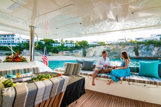 Luxury yacht LADY KATLO - Aft deck