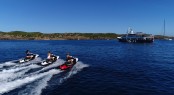 MENORCA - Fantastic superyacht lifestyle and selection of water toys - jetskis with models - Photo credit Mare e Terra