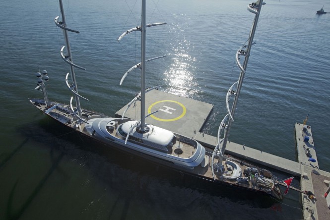 Maltese Falcon at Porto Mirabello - Photo credit Porto Mirabello