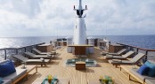 Sunbathing in style aboard MENORCA - Photo credit Mare e Terra