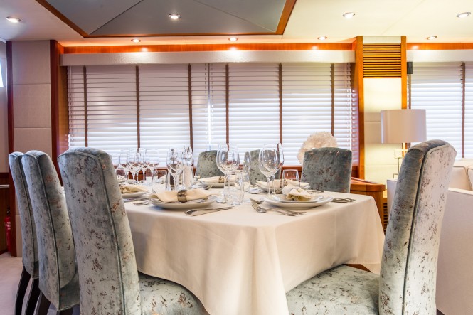 Superyacht BIANCINO - Formal dining