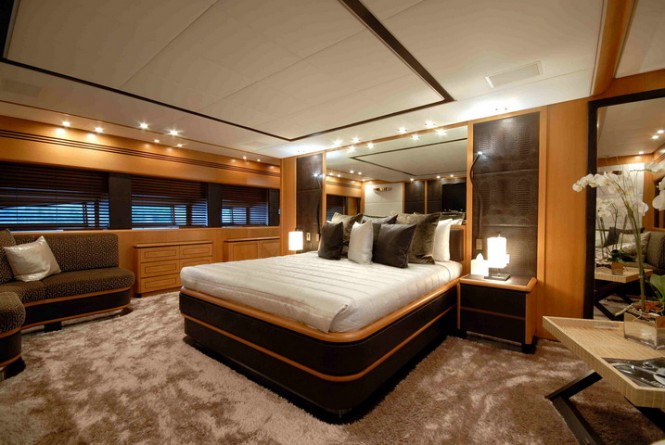 Superyacht PURE ONE - Master suite located on the main deck