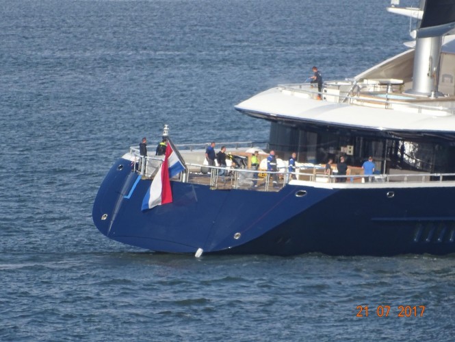 Aft view. Photo credit Marcus Slabbers via Dutch Yachting