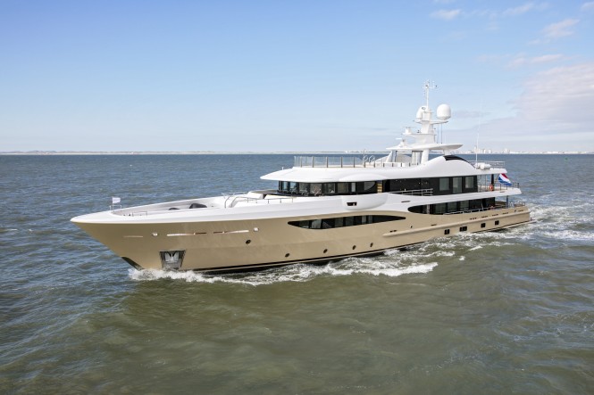 Amels Limited Edition superyacht LILI at sea trials