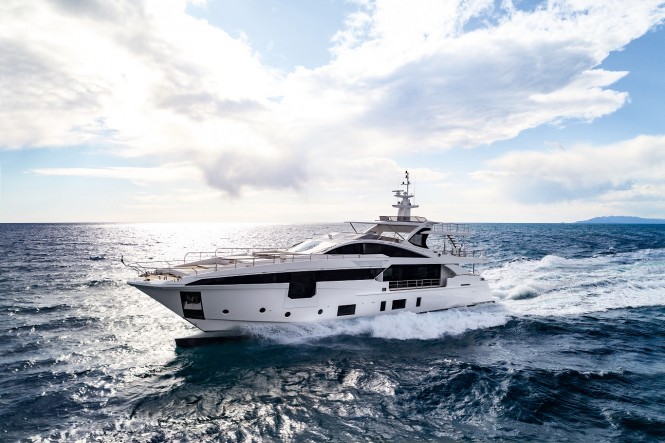 Azimut flagship, 'Azimut Grande' 35METRI will be attending the Monaco Yacht Show.