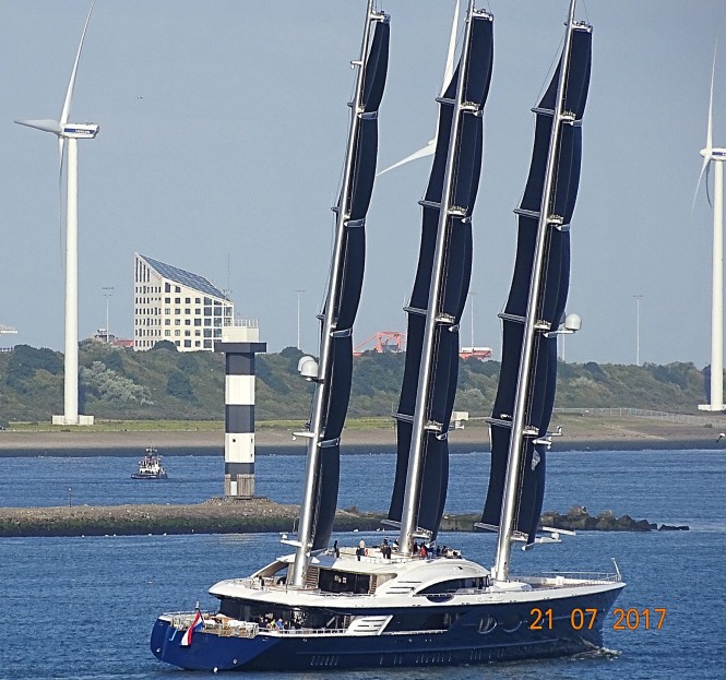 Black Pearl in Holland. Photo credit Marcus Slabbers via Dutch Yachting