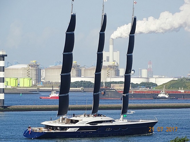Black Pearl under sails. Photo credit Marcus Slabbers via Dutch Yachting