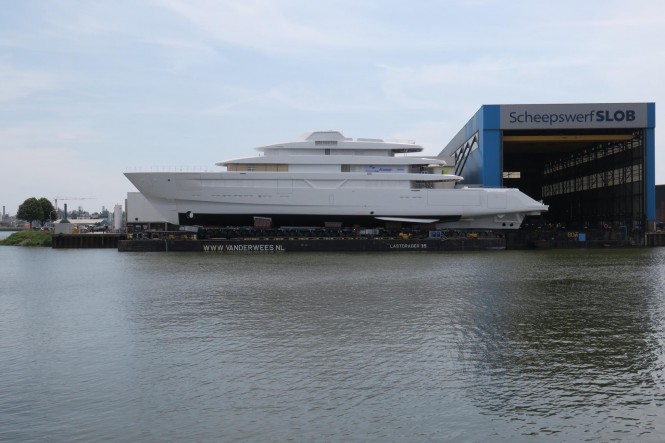Feadship Hull #700. Photo credit Dutch Yachting