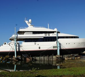 Superyacht Be Mine relaunched after 12-week refit