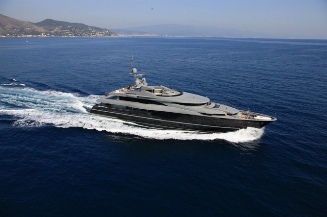 Luxury yacht SEA FORCE ONE - Built by CNL and Mariotti. Image credit Luca Dini Design