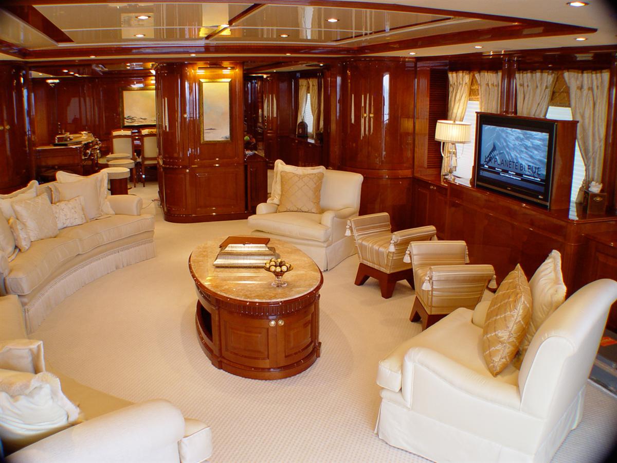 Luxury yacht WILD THYME - Main salon