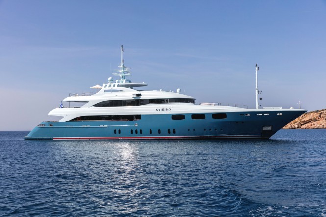 Mega yacht O'NEIRO - Built by Lamda Shipyards