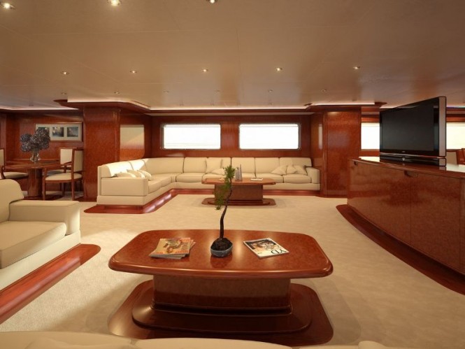 Motor yacht BARON TRENCK - Main salon