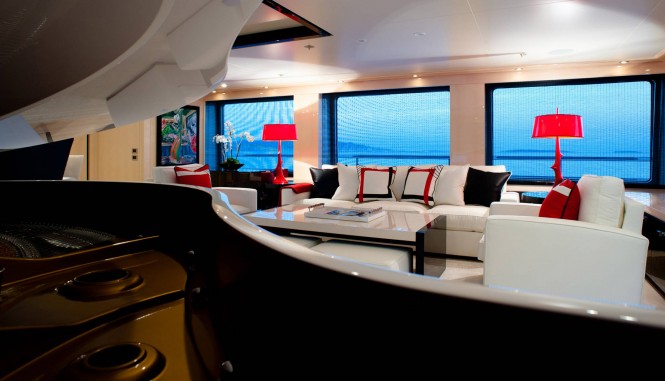 Motor yacht STEP ONE - Skylounge. Photo credit Amels