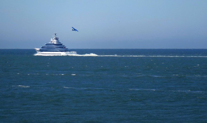 Oceanco mega yacht Jubilee. Photo credit Dutch Yachting