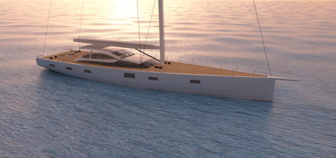Baltic Yachts has revealed it is working on a Custom 112 sailing yacht