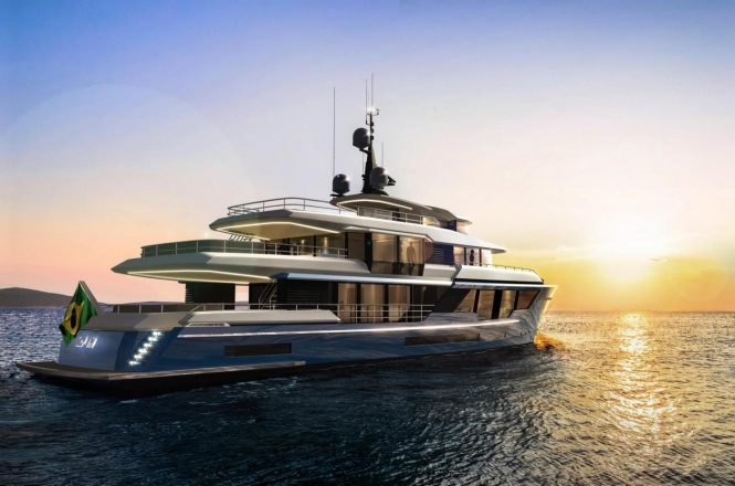 Concept design of the MCP 120 superyacht from Vripack and MCP Yachts
